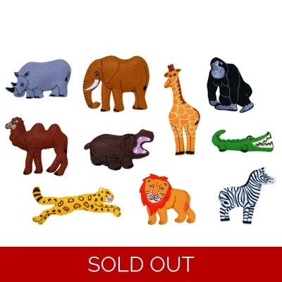 Wild Animals Motifs -set 1